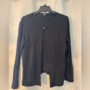 Oynx Nite Black Tank & Cardigan- XL